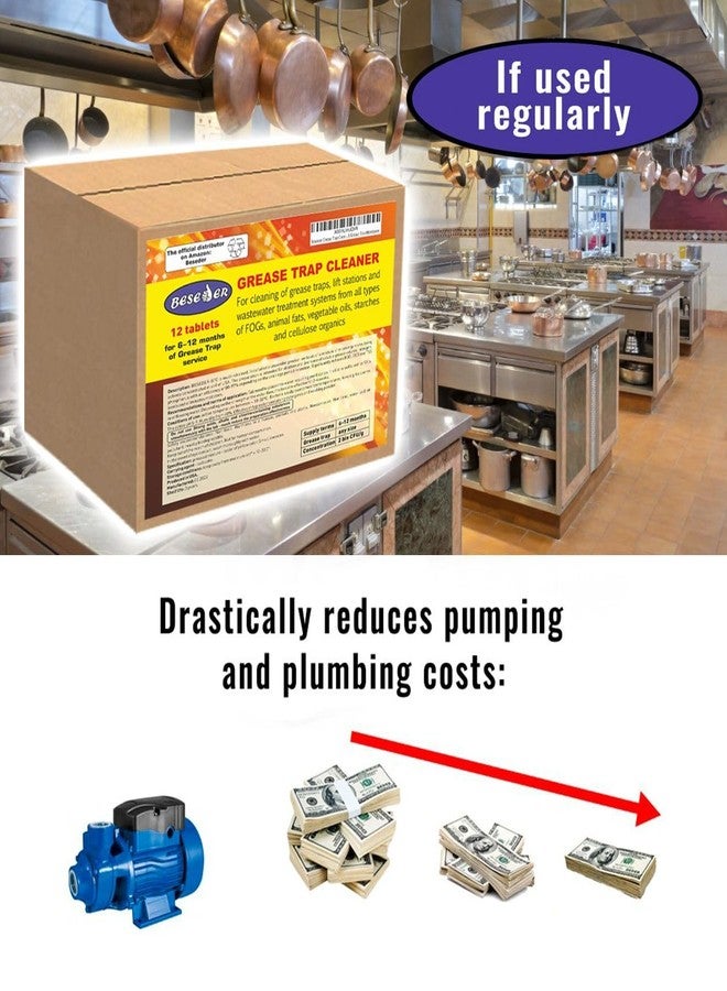 Beseder Grease Trap Cleaner (1 Count (Pack of 12)) - Image 5